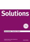 Image for Solutions Intermediate: Teacher&#39;s Book