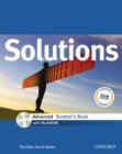 Image for Solutions Advanced: Student&#39;s Book with MultiROM Pack