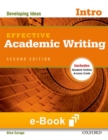 Image for Effective Academic Writing: Introductory: e-book - buy codes for institutions