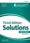 Image for Solutions: Elementary: Essentials Teacher&#39;s Book and Resource Disc Pack