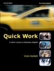 Image for Quick Work Pre-Intermediate: Student&#39;s Book