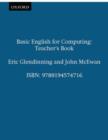 Image for Basic English for Computing: Teacher&#39;s Book