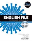 Image for English File third edition: Pre-intermediate: Workbook with key and iChecker
