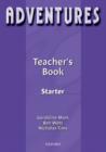 Image for Adventures: Starter: Teacher&#39;s Book