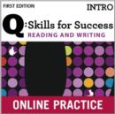 Image for Q Skills for Success: Reading and Writing Intro: Student Online Practice