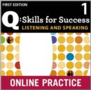 Image for Q Skills for Success: Listening and Speaking 1: Student Online Practice