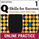 Image for Q Skills for Success: Reading and Writing 1: Student Online Practice