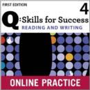 Image for Q Skills for Success: Reading and Writing 4: Student Online Practice