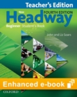 Image for New Headway: Beginner: e-Book Teacher&#39;s edition - buy codes for institutions