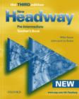 Image for New headway: Pre-intermediate Teacher&#39;s book