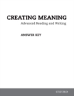 Image for Creating Meaning: Answer Key Booklet