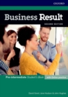 Image for Business Result: Pre-intermediate: Student&#39;s Book with Online Practice
