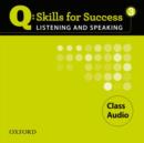Image for Q Skills for Success Listening and Speaking: 3: Class CD