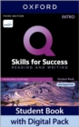 Image for Q: Skills for Success: Intro Level: Reading and Writing Student Book with Digital Pack
