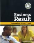 Image for Business Result: Intermediate: Student&#39;s Book Pack