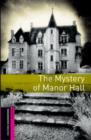 Image for Oxford Bookworms Library: Starter Level:: The Mystery of Manor Hall audio CD pack