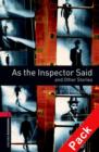 Image for Oxford Bookworms Library: Level 3:: As the Inspector Said and Other Stories audio CD pack