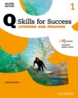 Image for Q: Skills for Success: Level 1: Listening &amp; Speaking Student Book with iQ Online