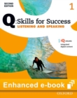 Image for Q Skills for Success: Level 1: Listening &amp; Speaking Student e-book with iQ Online - buy codes for institutions