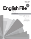 Image for English File 4E Beginner Work Book Without Answers