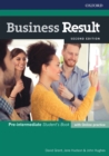 Image for Business Result 2E Pre-Intermediate Student&#39;s Book