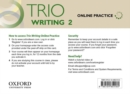 Image for Trio Writing: Level 2: Online Practice Student Access Card