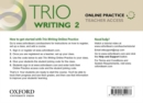 Image for Trio Writing: Level 2: Online Practice Teacher Access Card
