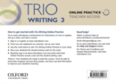 Image for Trio Writing: Level 3: Online Practice Teacher Access Card