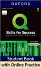 Image for Q: Skills for Success: Level 3: Reading and Writing Student Book with iQ Online Practice