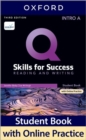 Image for Q: Skills for Success: Intro Level: Reading and Writing Split Student Book A with iQ Online Practice