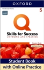 Image for Q: Skills for Success: Level 5: Listening and Speaking Student Book with iQ Online Practice