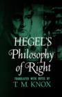 Image for Hegel&#39;s philosophy of right
