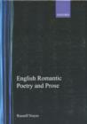 Image for English Romantic Poetry and Prose