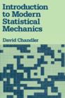 Image for Introduction to Modern Statistical Mechanics