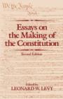 Image for Essays on the Making of the Constitution