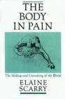 Image for The Body in Pain : The Making and Unmaking of the World