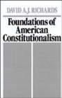 Image for Foundations of American Constitutionalism