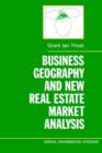 Image for Business geography and new real estate market analysis