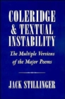 Image for Coleridge and Textual Instability