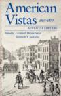 Image for American Vistas: Volume 1: 1607-1877