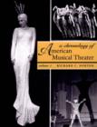 Image for A chronology of American musical theater