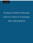 Image for Readings in Medieval Philosophy