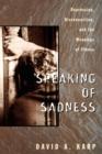 Image for Speaking of sadness  : depression, disconnection, and the meanings of illness