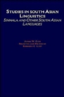 Image for Studies in South Asian linguistics  : Sinhala and other South Asian languages