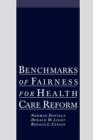 Image for Benchmarks of Fairness for Health Care Reform
