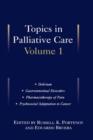 Image for Topics in palliative careVol. 1