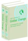 Image for Encyclopedia of global change  : environmental change and human society