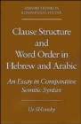 Image for Clause structure and word order in Hebrew and Arabic