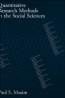 Image for Quantitative Research Methods in the Social Sciences