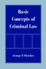 Image for Basic concepts of criminal law
